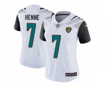 Women's Nike Jacksonville Jaguars #7 Chad Henne White Vapor Untouchable Limited Player NFL Jersey