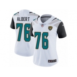 Women's Nike Jacksonville Jaguars #76 Branden Albert White Vapor Untouchable Limited Player NFL Jersey