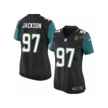 Women's Nike Jacksonville Jaguars #97 Malik Jackson Game Black Alternate NFL Jersey