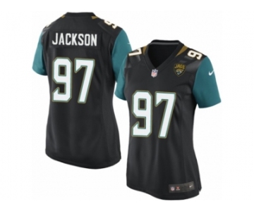 Women's Nike Jacksonville Jaguars #97 Malik Jackson Game Black Alternate NFL Jersey