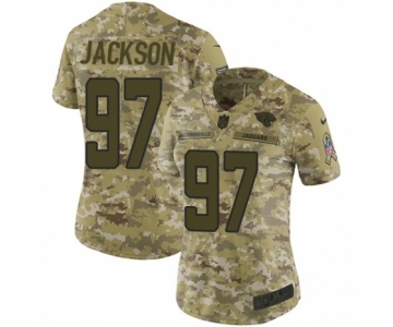 Women's Nike Jacksonville Jaguars #97 Malik Jackson Limited Camo 2018 Salute to Service NFL Jersey