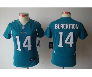 nike women nfl jerseys jacksonville jaguars #14 justin blackmon green[nike limited]