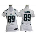 nike women nfl jerseys jacksonville jaguars #89 marcedes lewis white[nike]