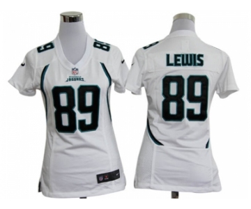 nike women nfl jerseys jacksonville jaguars #89 marcedes lewis white[nike]