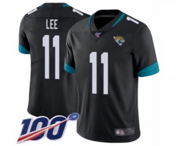 Youth Jacksonville Jaguars #11 Marqise Lee Black Team Color Vapor Untouchable Limited Player 100th Season Football Jersey