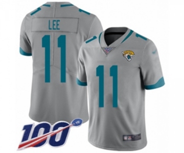 Youth Jacksonville Jaguars #11 Marqise Lee Silver Inverted Legend Limited 100th Season Football Jersey