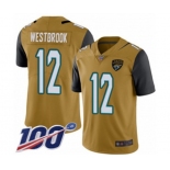 Youth Jacksonville Jaguars #12 Dede Westbrook Limited Gold Rush Vapor Untouchable 100th Season Football Jersey