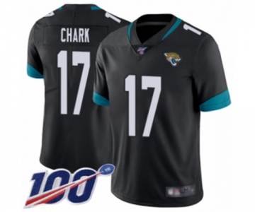 Youth Jacksonville Jaguars #17 DJ Chark Black Team Color Vapor Untouchable Limited Player 100th Season Football Jersey