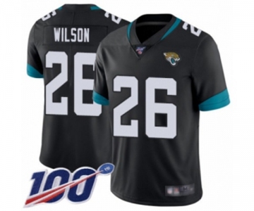 Youth Jacksonville Jaguars #26 Jarrod Wilson Black Team Color Vapor Untouchable Limited Player 100th Season Football Jersey