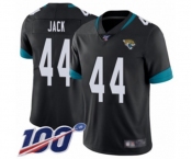 Youth Jacksonville Jaguars #44 Myles Jack Black Team Color Vapor Untouchable Limited Player 100th Season Football Jersey