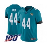 Youth Jacksonville Jaguars #44 Myles Jack Teal Green Alternate Vapor Untouchable Limited Player 100th Season Football Jersey