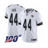 Youth Jacksonville Jaguars #44 Myles Jack White Vapor Untouchable Limited Player 100th Season Football Jersey