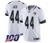 Youth Jacksonville Jaguars #44 Myles Jack White Vapor Untouchable Limited Player 100th Season Football Jersey