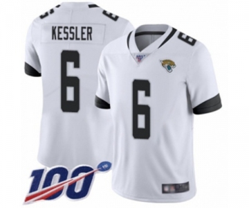 Youth Jacksonville Jaguars #6 Cody Kessler White Vapor Untouchable Limited Player 100th Season Football Jersey