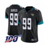 Youth Jacksonville Jaguars #99 Marcell Dareus Black Team Color Vapor Untouchable Limited Player 100th Season Football Jersey