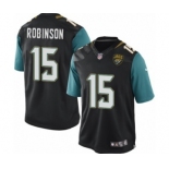 Youth Nike Jacksonville Jaguars #15 Allen Robinson Black Alternate NFL Jersey