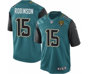 Youth Nike Jacksonville Jaguars #15 Allen Robinson Teal Green Team Color NFL Jersey