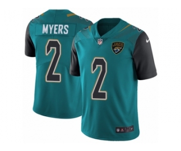 Youth Nike Jacksonville Jaguars #2 Jason Myers Vapor Untouchable Limited Teal Green Team Color NFL Jersey