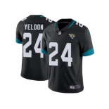 Youth Nike Jacksonville Jaguars #24 T.J. Yeldon Black Alternate Stitched NFL Vapor Untouchable Limited Jersey