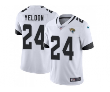 Youth Nike Jacksonville Jaguars #24 T.J. Yeldon White Stitched NFL Vapor Untouchable Limited Jersey