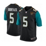 Youth Nike Jacksonville Jaguars #5 Blake Bortles Game Black Alternate NFL Jersey