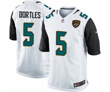 Youth Nike Jacksonville Jaguars #5 Blake Bortles Game White NFL Jersey