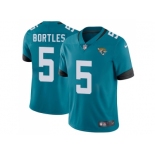 Youth Nike Jacksonville Jaguars #5 Blake Bortles Teal Green Team Color Stitched NFL Vapor Untouchable Limited Jersey