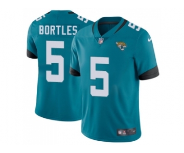 Youth Nike Jacksonville Jaguars #5 Blake Bortles Teal Green Team Color Stitched NFL Vapor Untouchable Limited Jersey