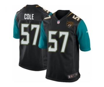 Youth Nike Jacksonville Jaguars #57 Audie Cole Game Black Alternate NFL Jersey