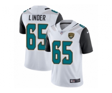 Youth Nike Jacksonville Jaguars #65 Brandon Linder White Vapor Untouchable Limited Player NFL Jersey