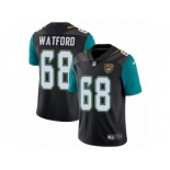 Youth Nike Jacksonville Jaguars #68 Earl Watford Vapor Untouchable Limited Black Alternate NFL Jersey