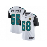 Youth Nike Jacksonville Jaguars #68 Earl Watford White Vapor Untouchable Limited Player NFL Jersey