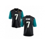 Youth Nike Jacksonville Jaguars #7 Chad Henne Game Black NFL Jersey