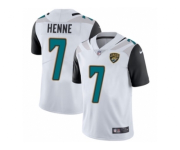 Youth Nike Jacksonville Jaguars #7 Chad Henne White Vapor Untouchable Limited Player NFL Jersey