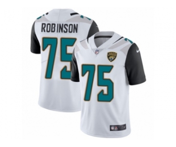 Youth Nike Jacksonville Jaguars #75 Cam Robinson Elite White NFL Jersey