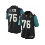 Youth Nike Jacksonville Jaguars #76 Branden Albert Limited Black Alternate NFL Jersey