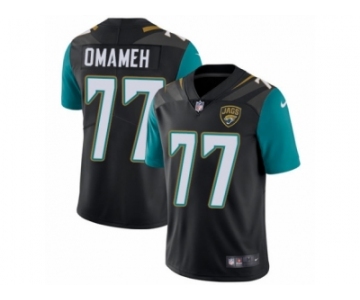 Youth Nike Jacksonville Jaguars #77 Patrick Omameh Black Alternate Vapor Untouchable Limited Player NFL Jersey