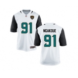 Youth Nike Jacksonville Jaguars #91 YAnnick Ngakoue White NFL Jersey