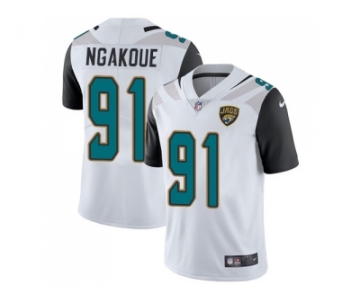 Youth Nike Jacksonville Jaguars #91 Yannick Ngakoue White Stitched NFL Vapor Untouchable Limited Jersey