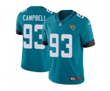 Youth Nike Jacksonville Jaguars #93 Calais Campbell Teal Green Team Color Stitched NFL Vapor Untouchable Limited Jersey