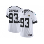 Youth Nike Jacksonville Jaguars #93 Calais Campbell White Stitched NFL Vapor Untouchable Limited Jersey