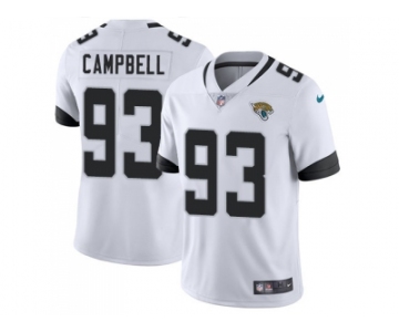 Youth Nike Jacksonville Jaguars #93 Calais Campbell White Stitched NFL Vapor Untouchable Limited Jersey