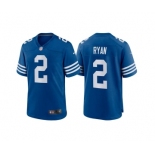 Indianapolis Colts #2 Matt Ryan Blue Game Stitched Football Jersey