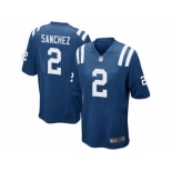 Men Nike Indianapolis Colts #2 Rigoberto Sanchez Game Royal Blue Team Color NFL Jersey