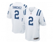 Men Nike Indianapolis Colts #2 Rigoberto Sanchez Game White NFL Jersey