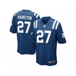 Men Nike Indianapolis Colts #27 Nate Hairston Game Royal Blue Team Color NFL Jersey