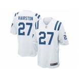 Men Nike Indianapolis Colts #27 Nate Hairston Game White NFL Jersey