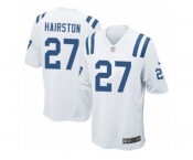 Men Nike Indianapolis Colts #27 Nate Hairston Game White NFL Jersey