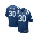 Men Nike Indianapolis Colts #30 Rashaan Melvin Game Royal Blue Team Color NFL Jersey