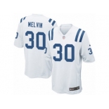 Men Nike Indianapolis Colts #30 Rashaan Melvin Game White NFL Jersey